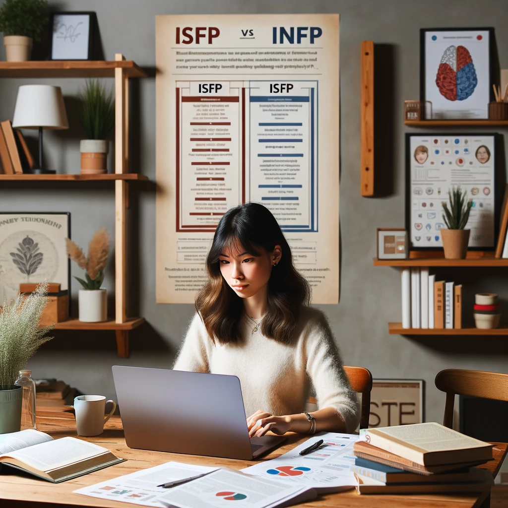 ISFPとINFPの対人関係における違いと見分け方